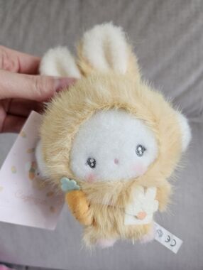 Sanrio Cogimyun Bunny Mascot Plush Keychain